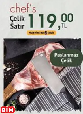 CHEF'S ÇELİK SATIR CHEF'S ÇELİK SATIR